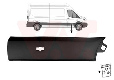 Elemente decorative/protectie, portiera VAN WEZEL 1992424