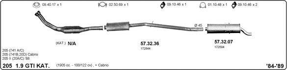 Układ wydechowy IMASAF 563000082