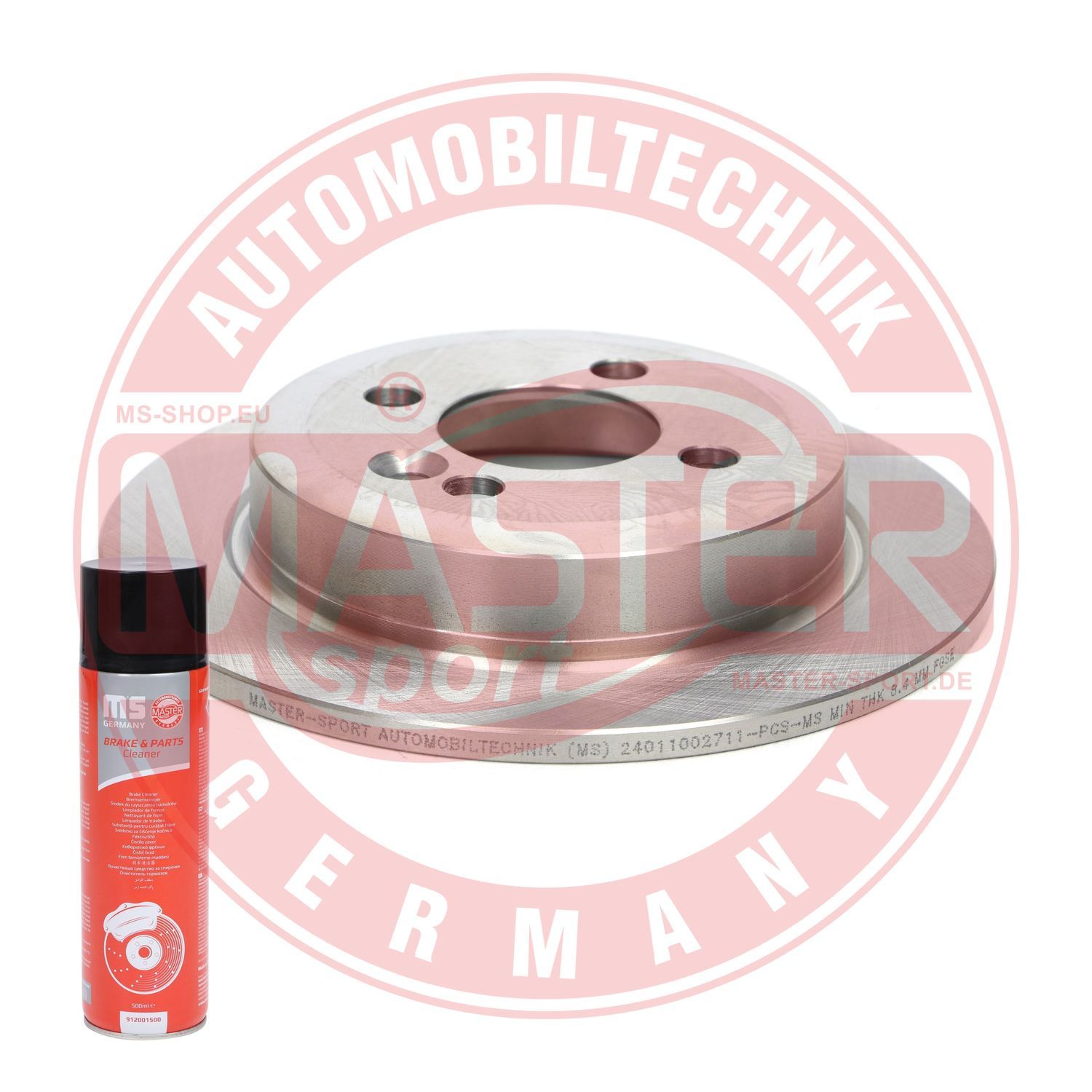 Tarcza hamulcowa MASTER-SPORT GERMANY 24011002711-PCS-MSP