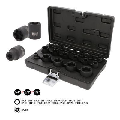 Set chei tubulare KS TOOLS 515.0119