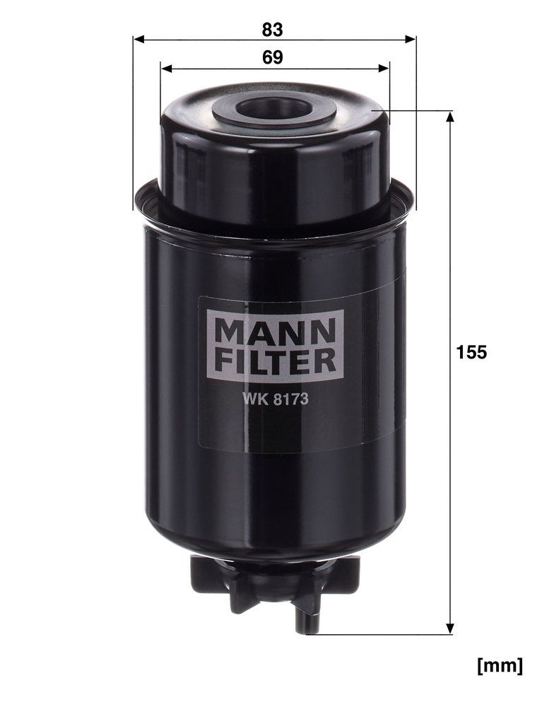 Levně Palivový filtr MANN-FILTER WK 8173