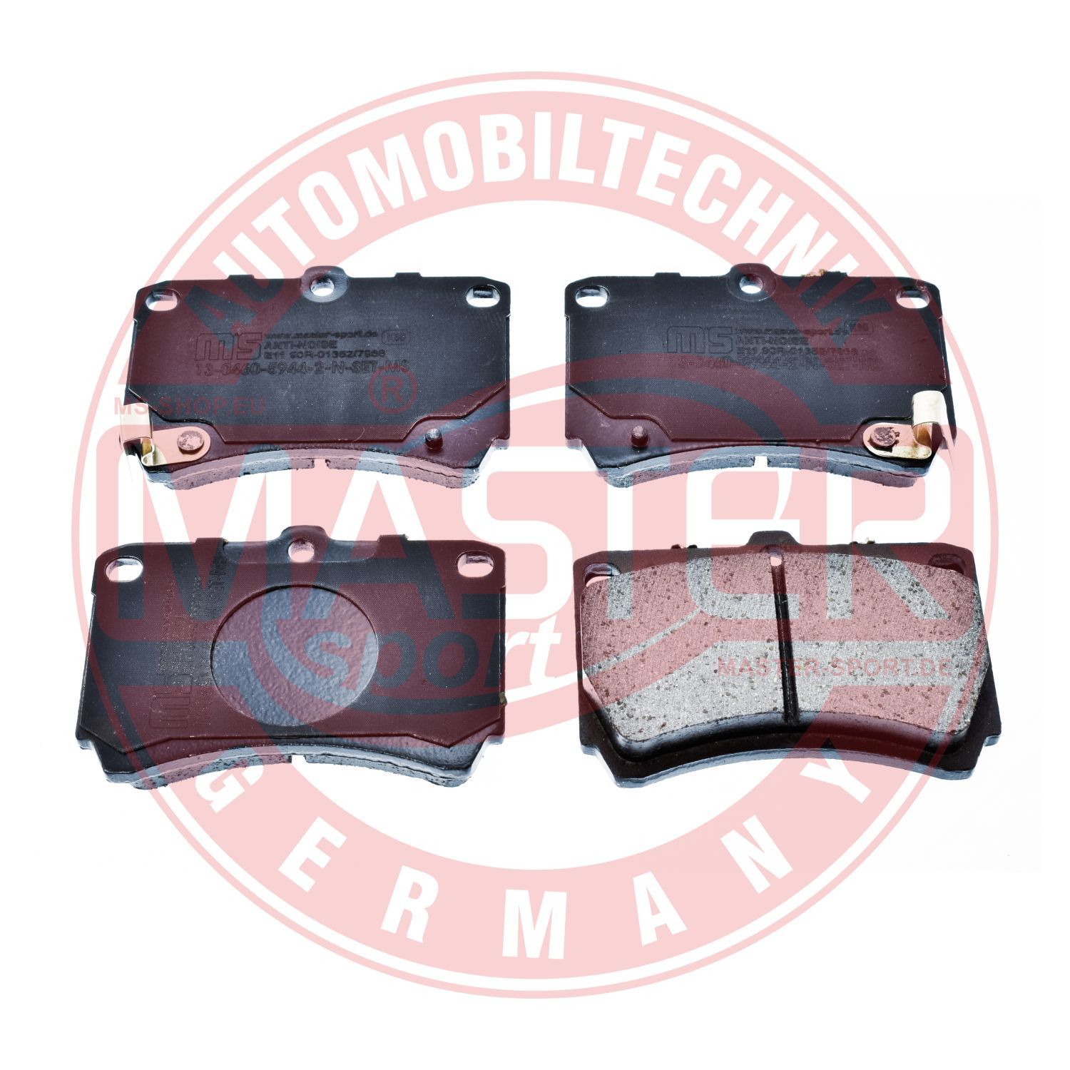Zestaw klocków hamulcowych, hamulce tarczowe MASTER-SPORT GERMANY 13046059442N-SET-MS