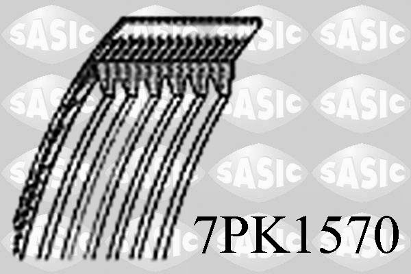 Pasek klinowy wielorowkowy SASIC 7PK1570