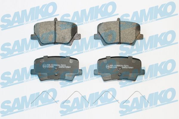 Sada brzdových destiček, kotoučová brzda SAMKO 5SP2061