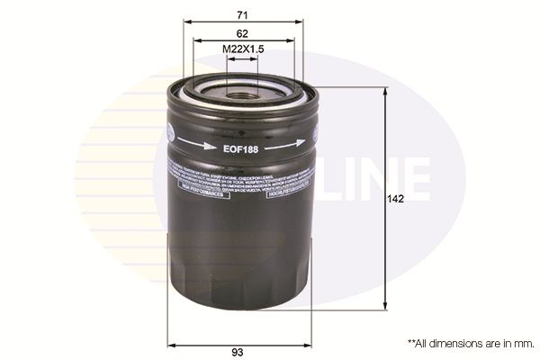 Filtr oleju COMLINE EOF188