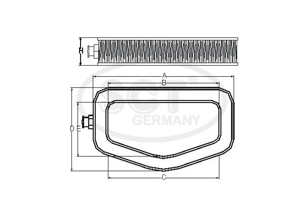 Filtr powietrza SCT - MANNOL SB 2022