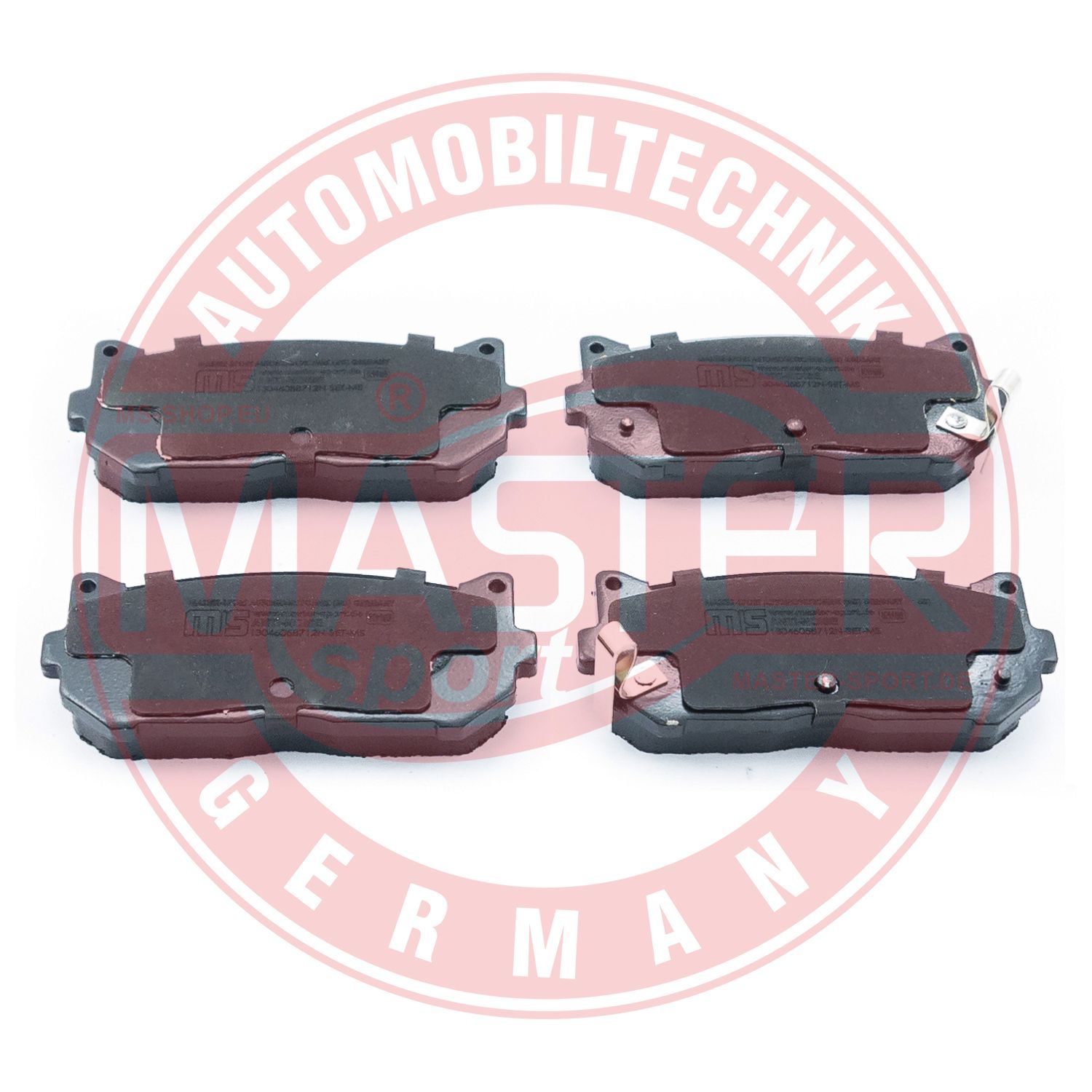 Zestaw klocków hamulcowych, hamulce tarczowe MASTER-SPORT GERMANY 13046058712N-SET-MS