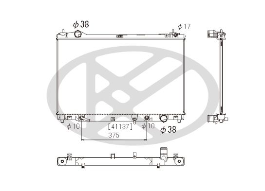 Radiator, racire motor KOYORAD PL012721