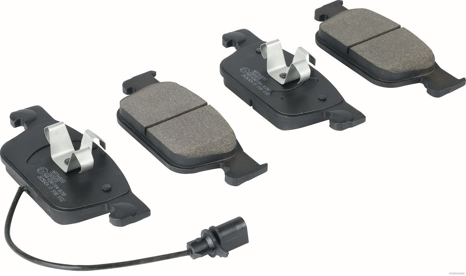 set placute frana,frana disc HERTH+BUSS JAKOPARTS J3600870