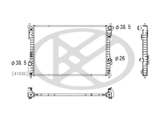 Radiator, racire motor KOYORAD PL322539
