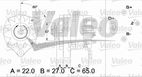 Alternator VALEO 436249