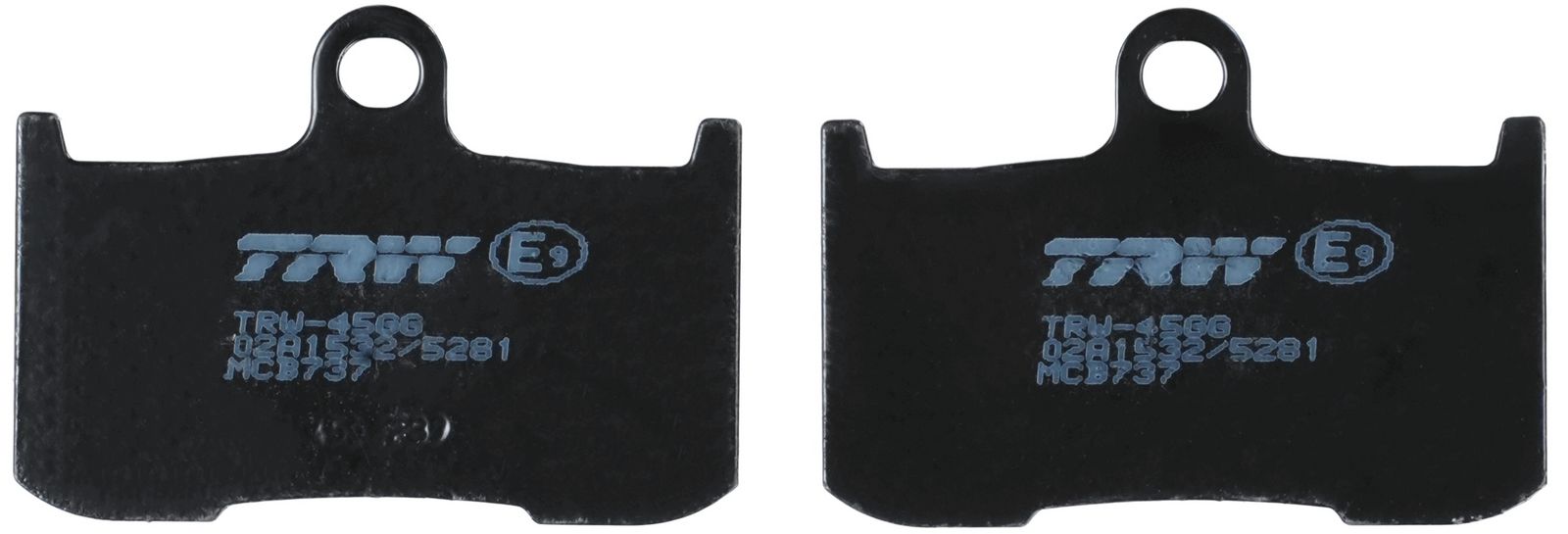 set placute frana,frana disc TRW Organic Allround MCB737