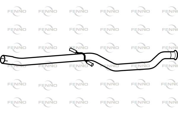 Rura wydechowa FENNO P1819