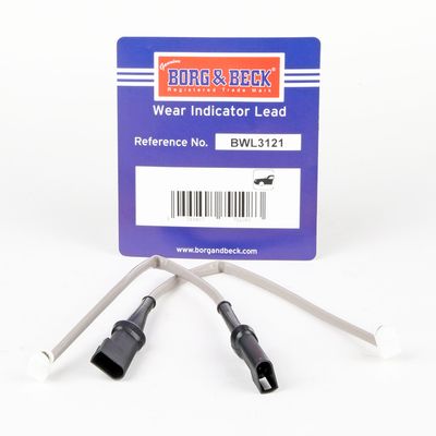 Styk ostrzegawczy, zużycie okładzin hamulcowych BORG & BECK BWL3121