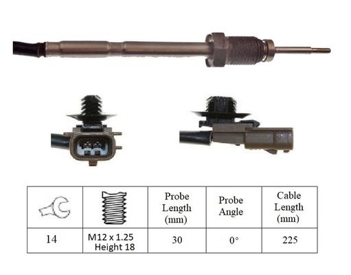czujnik, temperatura spalin LUCAS LGS6088