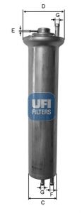 Palivový filter UFI 31.924.00