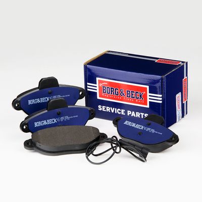 Zestaw klocków hamulcowych, hamulce tarczowe BORG & BECK BBP1852
