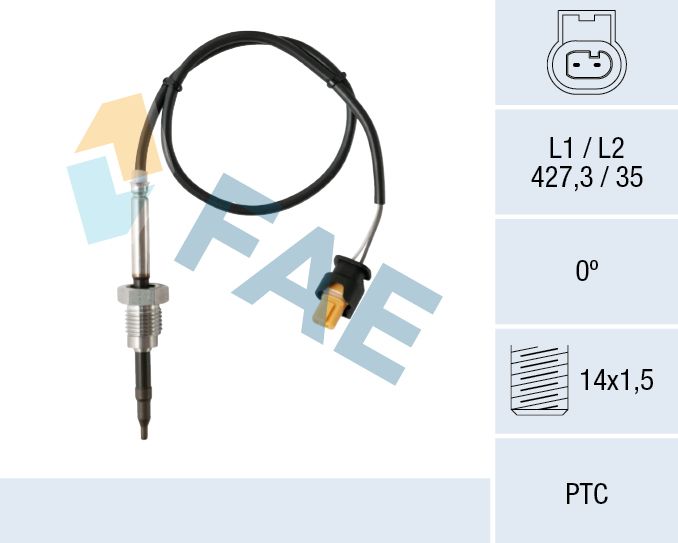 Senzor, temperatura gaze evacuare FAE 68023
