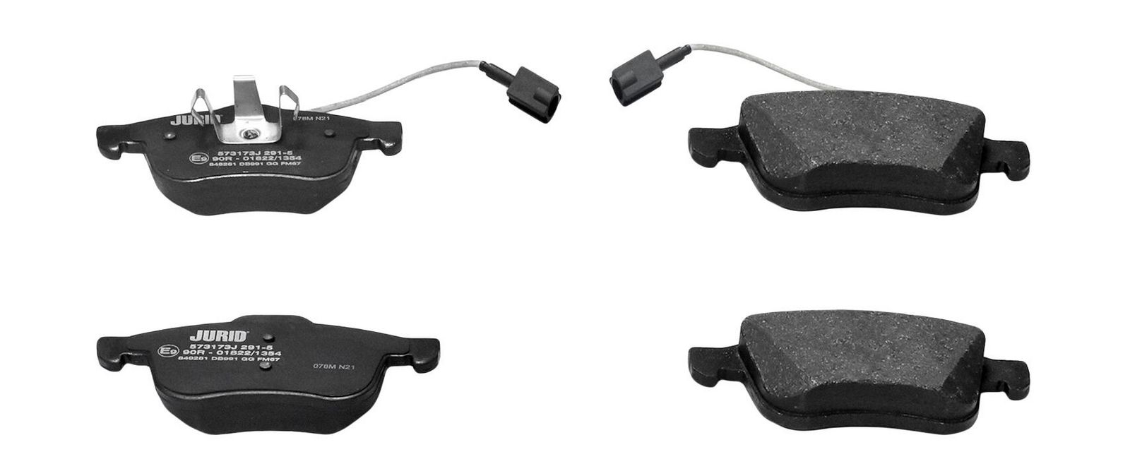 Комплект тормозных колодок, дисковый тормоз