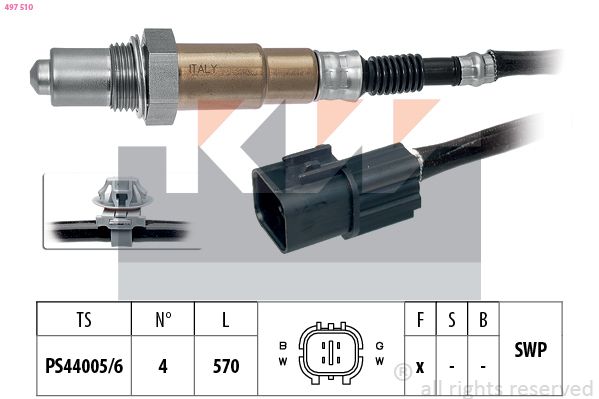 Sonda lambda KW 497 510