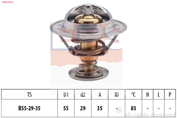 Termostat, środek chłodzący EPS 1.880.323S