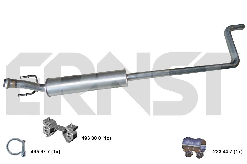 Tłumik środkowy ERNST 501118