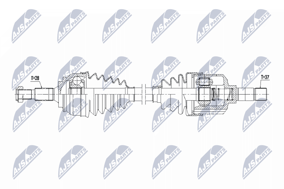 Wał napędowy NTY NPW-CT-157