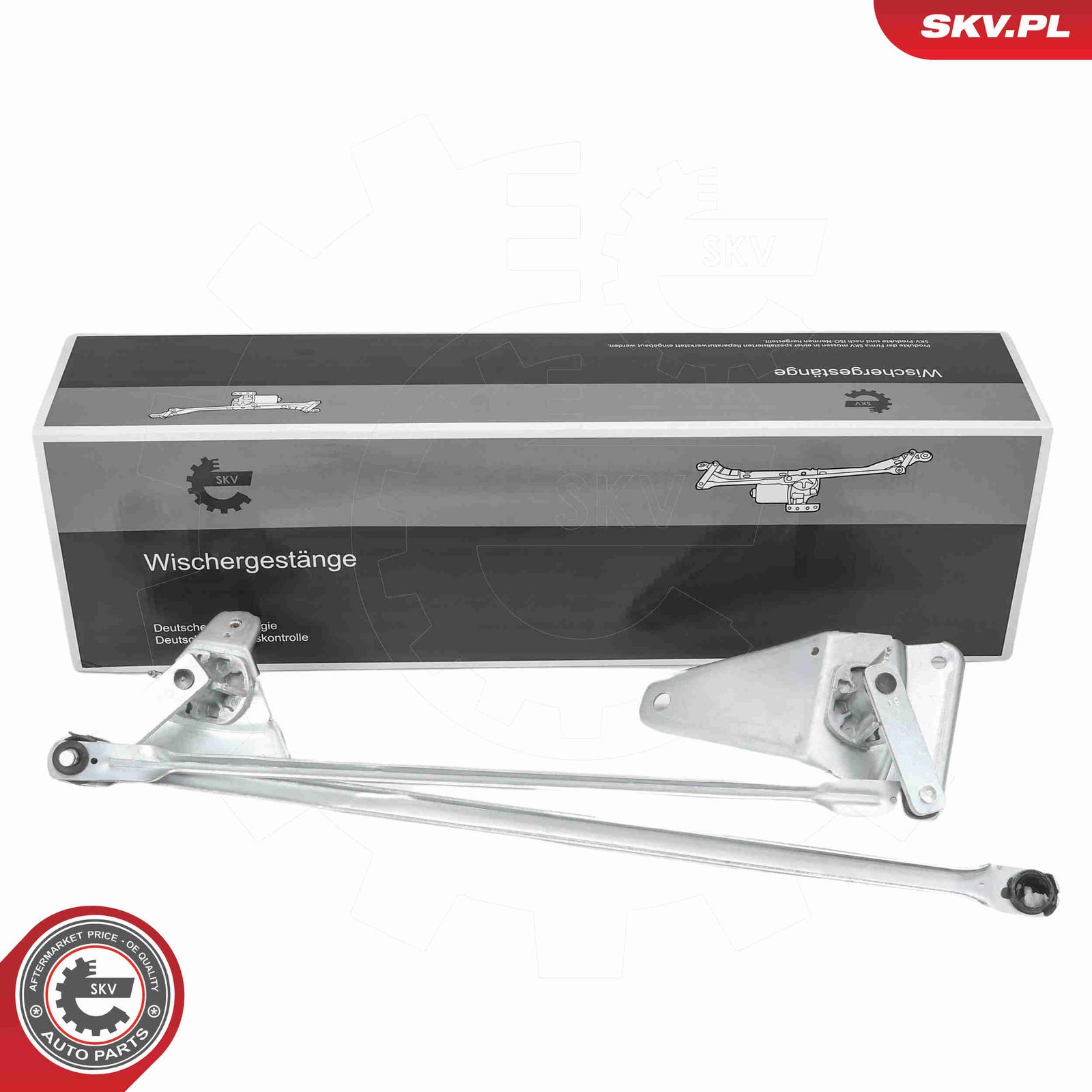 Система тяг и рычагов привода стеклоочистителя