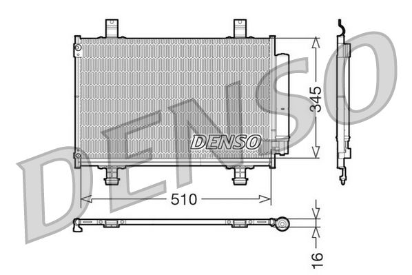 Condensator, climatizare DENSO DCN47010