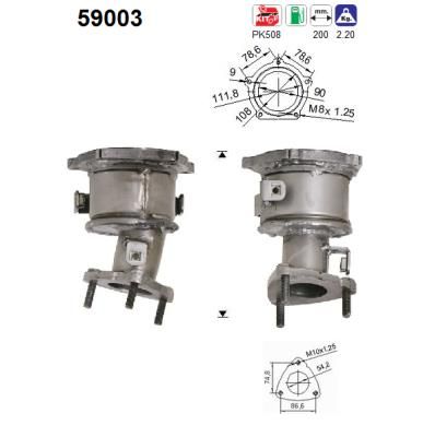 Katalizator AS 2853033700