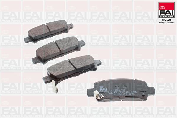 Zestaw klocków hamulcowych, hamulce tarczowe FAI AUTOPARTS BP680