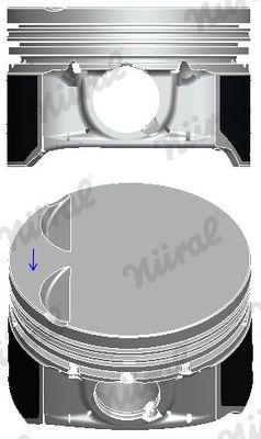 Piston NÜRAL 87-501800-40