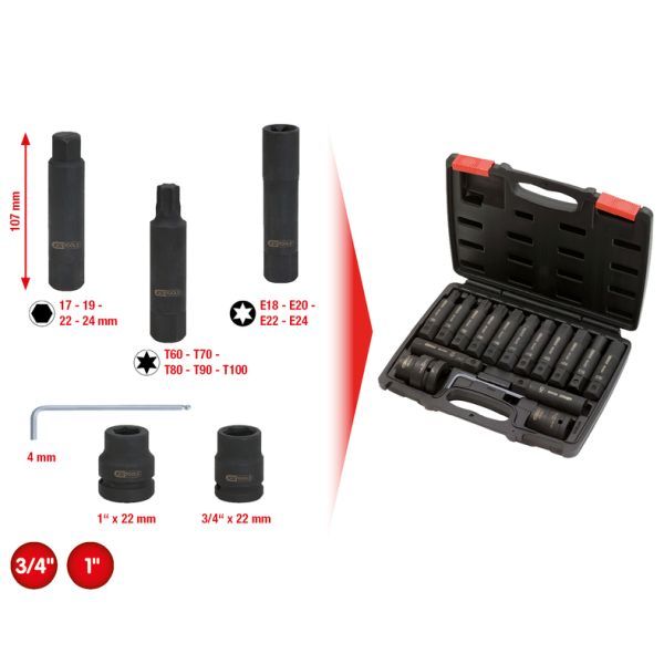 Set chei tubulare KS TOOLS 450.0420