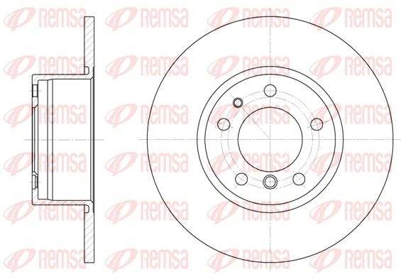 Brzdový kotouč REMSA 6347.00