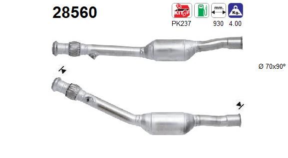Katalizator AS 28560