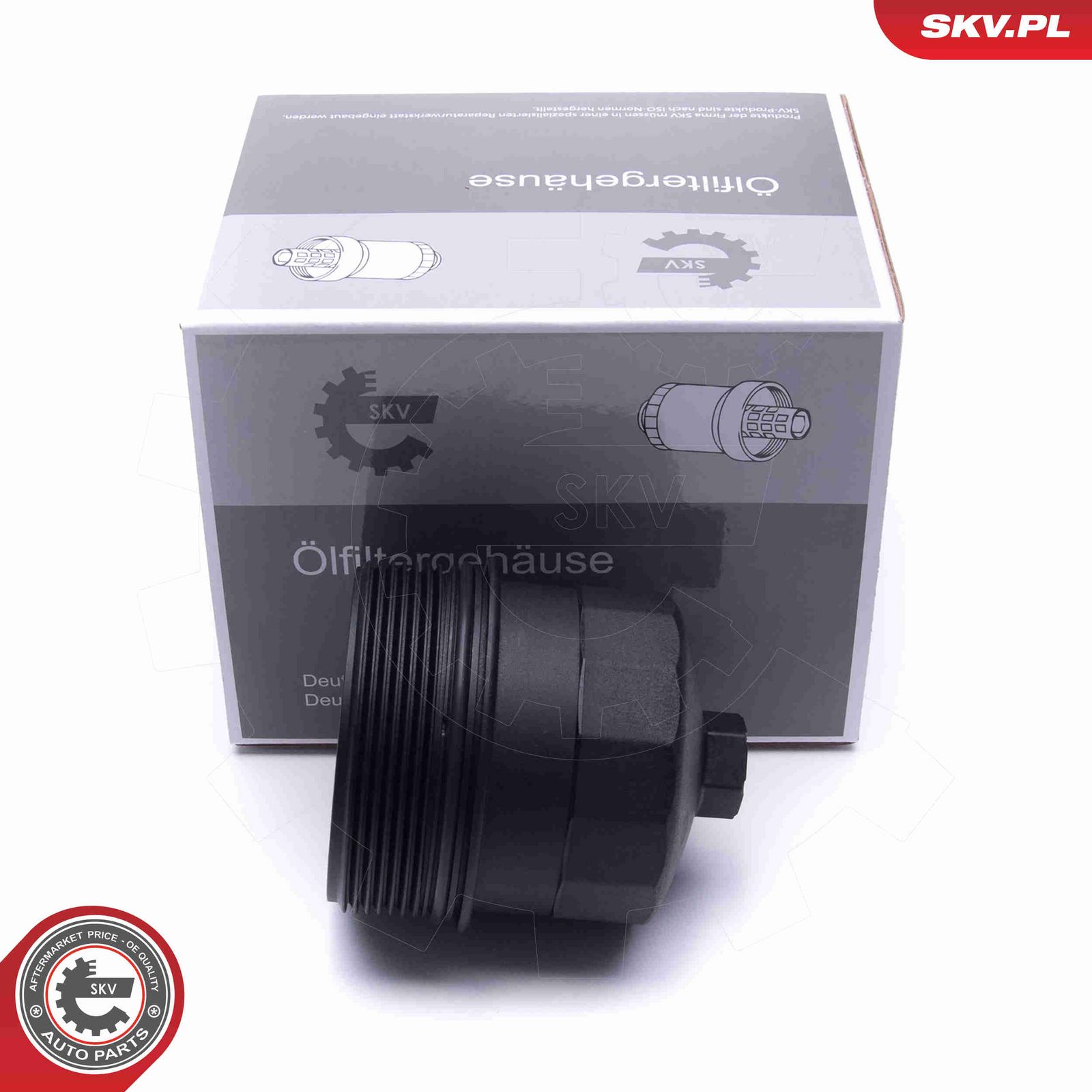 Vāks, Eļļas filtra korpuss