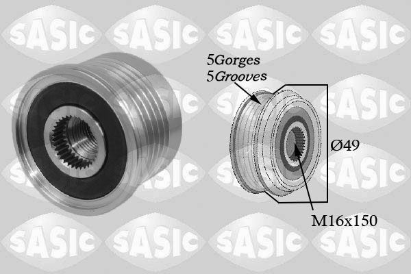 Alternator - sprzęgło jednokierunkowe SASIC 1674005