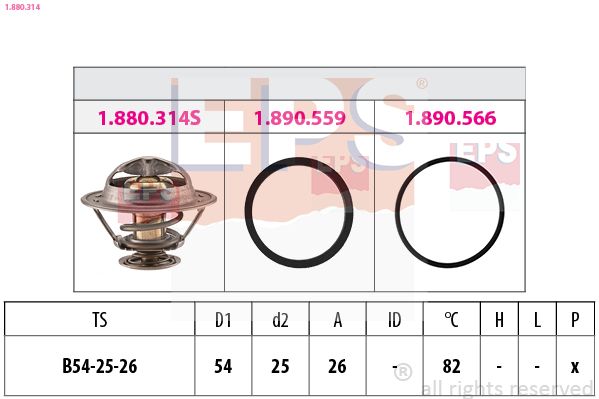 Termostat, środek chłodzący EPS 1.880.314