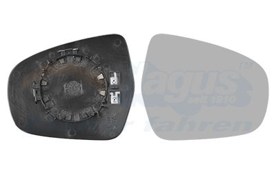 Sticla oglinda, oglinda retrovizoare exterioara VAN WEZEL 5251838