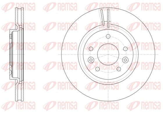 Brzdový kotouč REMSA 61581.10