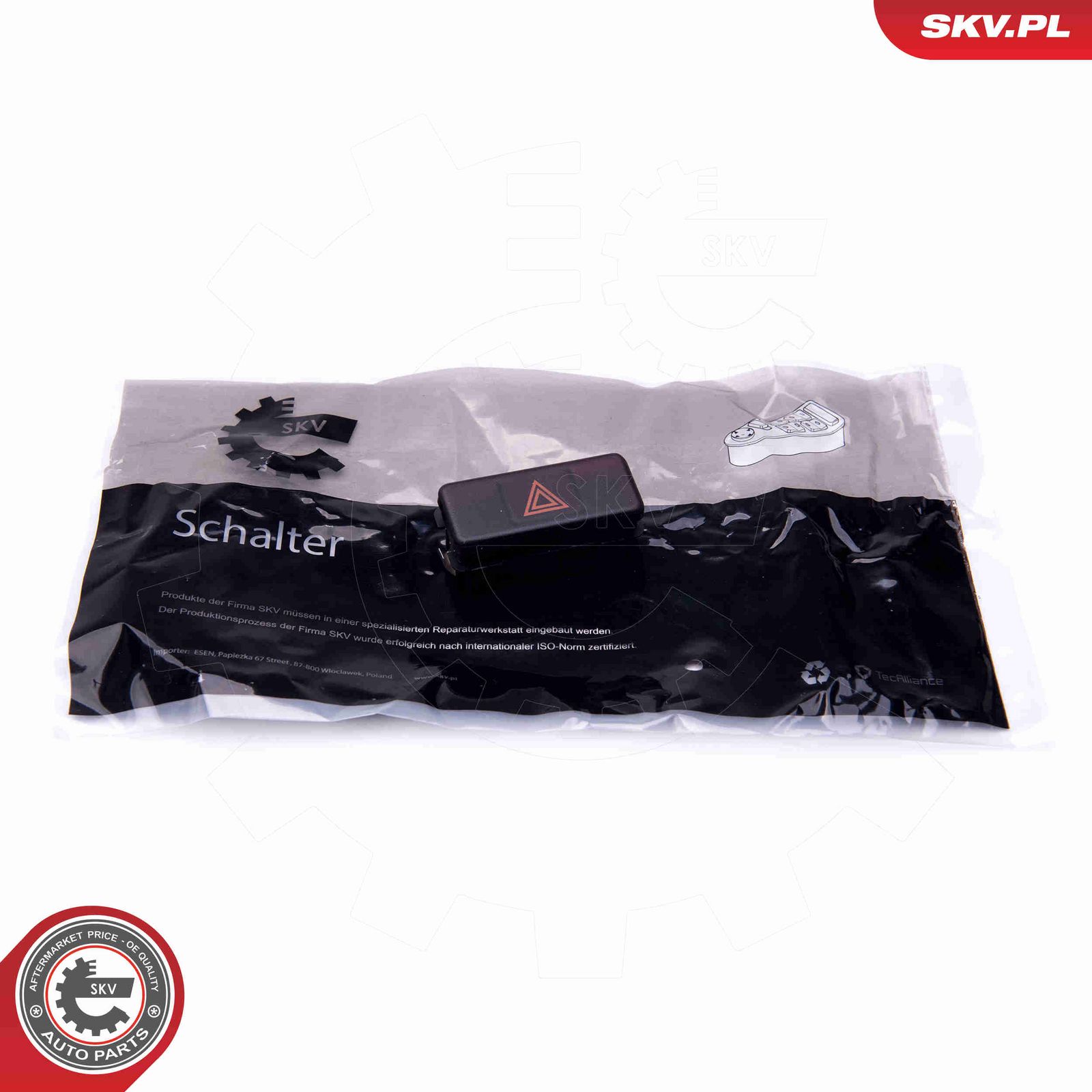 Avārijas gaismas signāla slēdzis