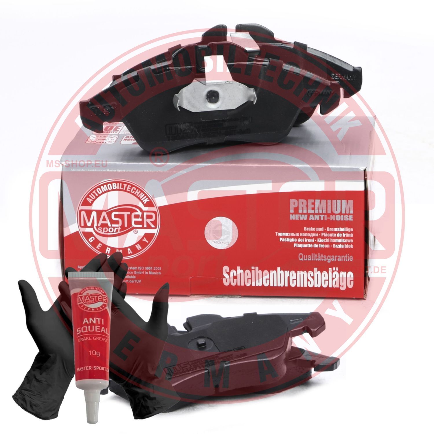 set placute frana,frana disc MASTER SPORT 13046071962N-SET-MS