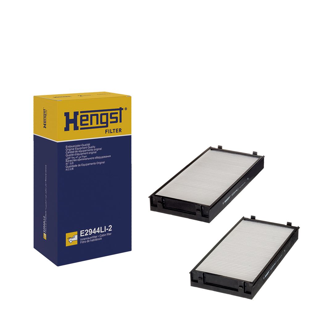 Levně Filtr, vzduch v interiéru HENGST FILTER E2944LI-2