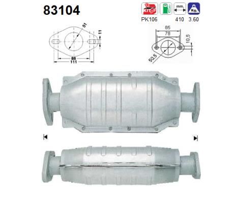 Katalizator AS 83104