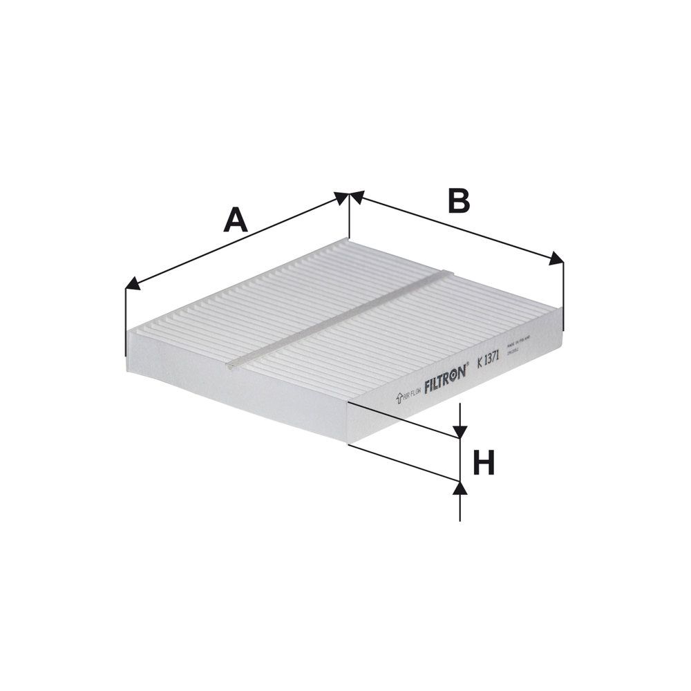 Levně Filtr, vzduch v interiéru FILTRON K 1371