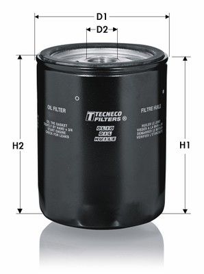 Filtr oleju TECNECO FILTERS OL339
