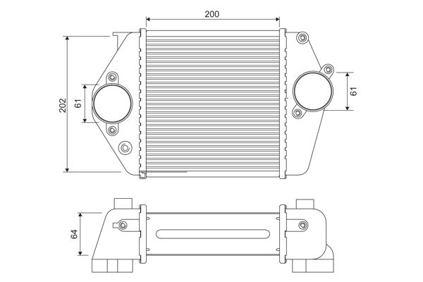 Kompressoriõhu radiaator