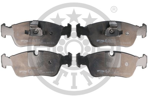 Zestaw klocków hamulcowych, hamulce tarczowe OPTIMAL BP-10283