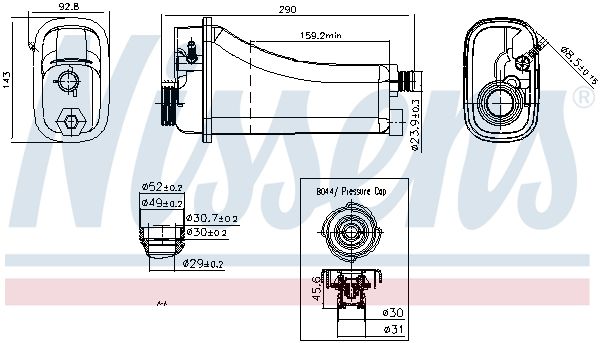 Vase d'expansion, liquide de refroidissement