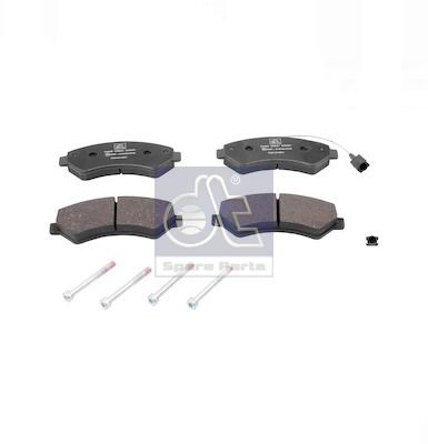 Zestaw klocków hamulcowych, hamulce tarczowe DT SPARE PARTS 12.93101